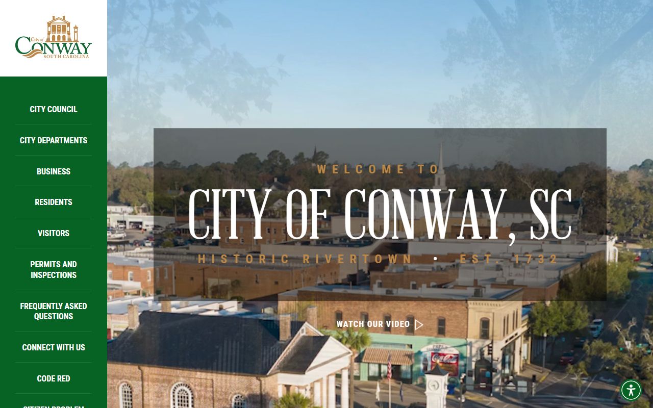 City of Conway official website for court docket and municipal court records