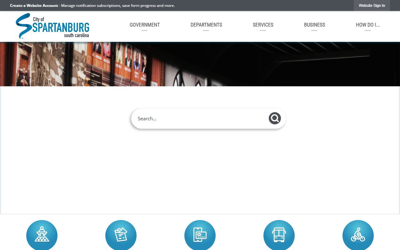 City of Spartanburg official website for Spartanburg court docket records