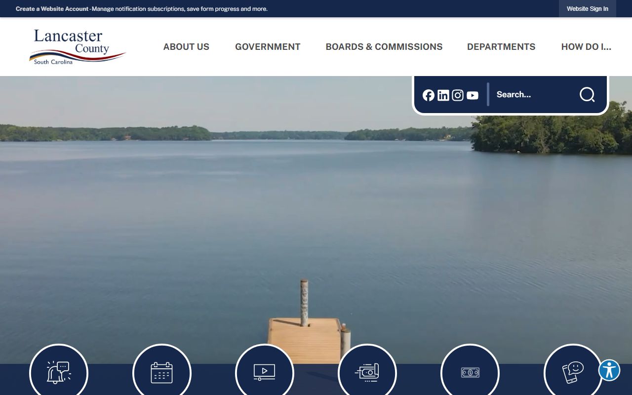 Lancaster County government website for court docket and public records